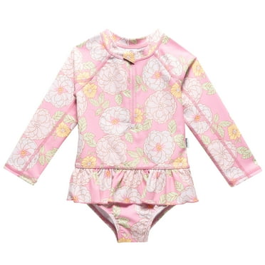 Gerber Toddler Girl Rashguard, Sizes 2T-5T