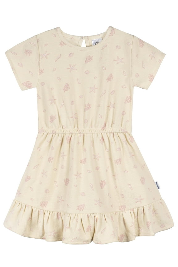 Toddler Girl Short-Sleeve Ruffled Hem Dress, Sizes 2T-5T