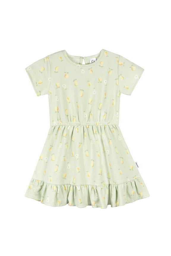 Toddler Girl Short-Sleeve Ruffled Hem Dress, Sizes 2T-5T
