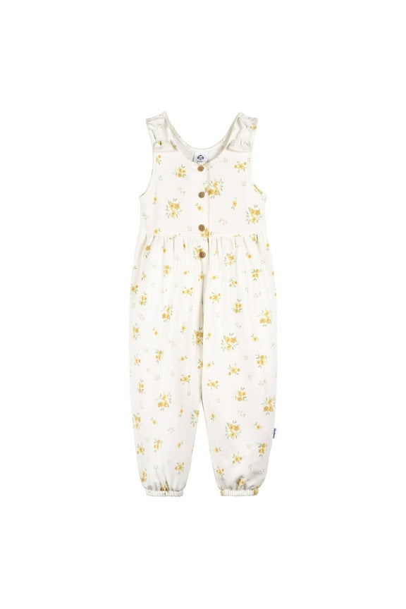 Toddler Girl Sleeveless Romper with Bows, Sizes 2T-5T