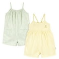 thumbnail image 1 of Gerber Toddler Girl Sleeveless Rompers, 2-Pack, Sizes 12 Months - 5T, 1 of 8