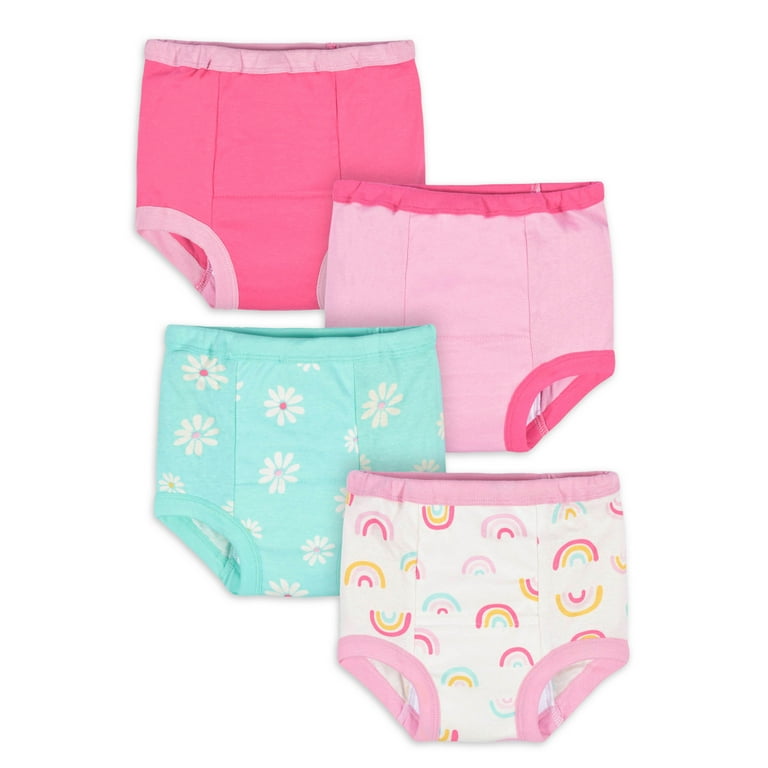 Gerber Toddler Girls Training Pants, 3-Pack