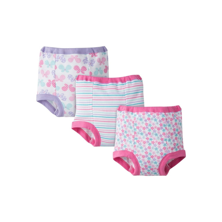 3-Pack Toddler Girls Floral Training Pants – Gerber Childrenswear