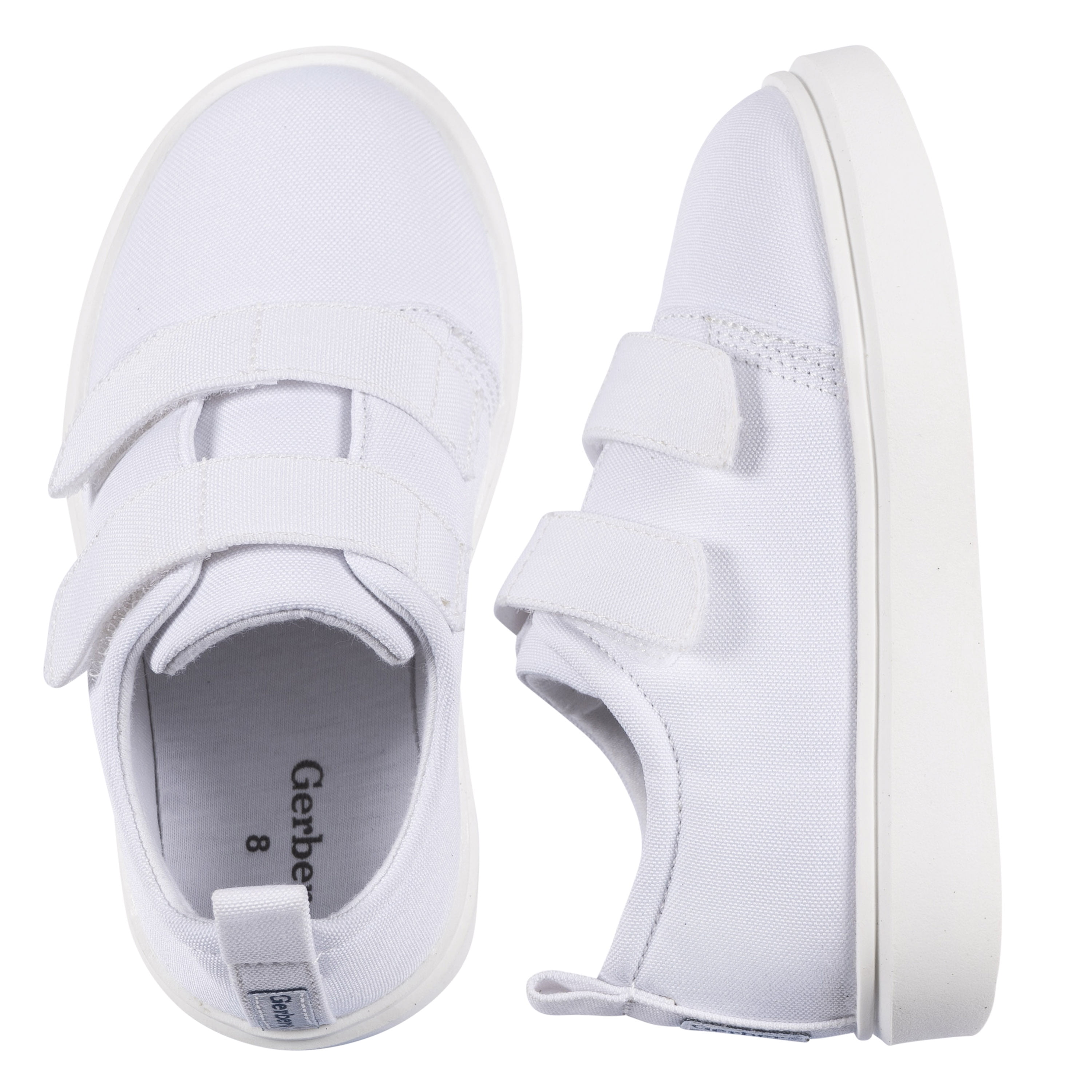 Toddler Neutral 1 Pair of Sneaker Shoes, Size 4-12