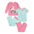 thumbnail image 1 of Gerber Toddler Neutral Snug Fit Cotton Pajamas, 4-Piece Set, Sizes 12 Months-5T, 1 of 9