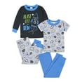 thumbnail image 1 of Gerber Toddler Neutral Snug Fit Cotton Pajamas, 4-Piece Set, Sizes 12 Months-5T, 1 of 9