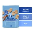 thumbnail interactive-video image 1 of Gerber Toddler Snacks for Baby, Cinnamon Graham Animal Crackers, 6 oz Bag, 1 of 16