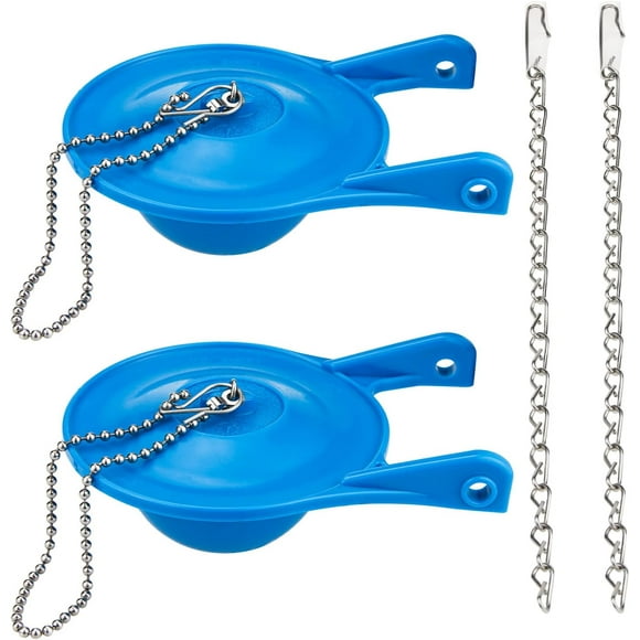Gerber Toilet Flapper Replacement, 2 Pack 3 inch for Gerber 99-788 with 2 Toilet Handle Chains Ullnosoo Rubber Water Saving, Easy to Install