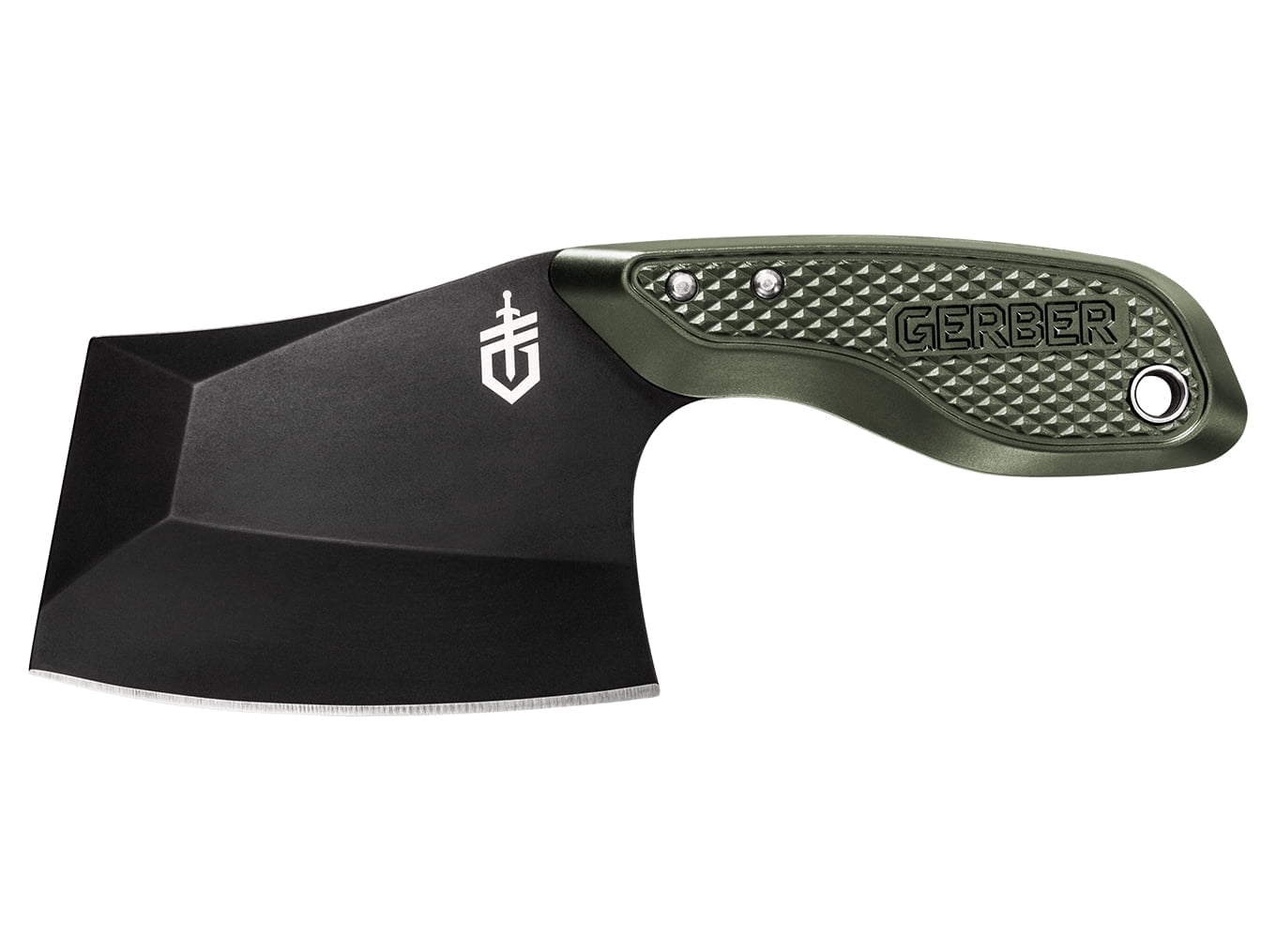 Gerber Tri-Tip Fixed Blade Knife, Plain Edge, Green