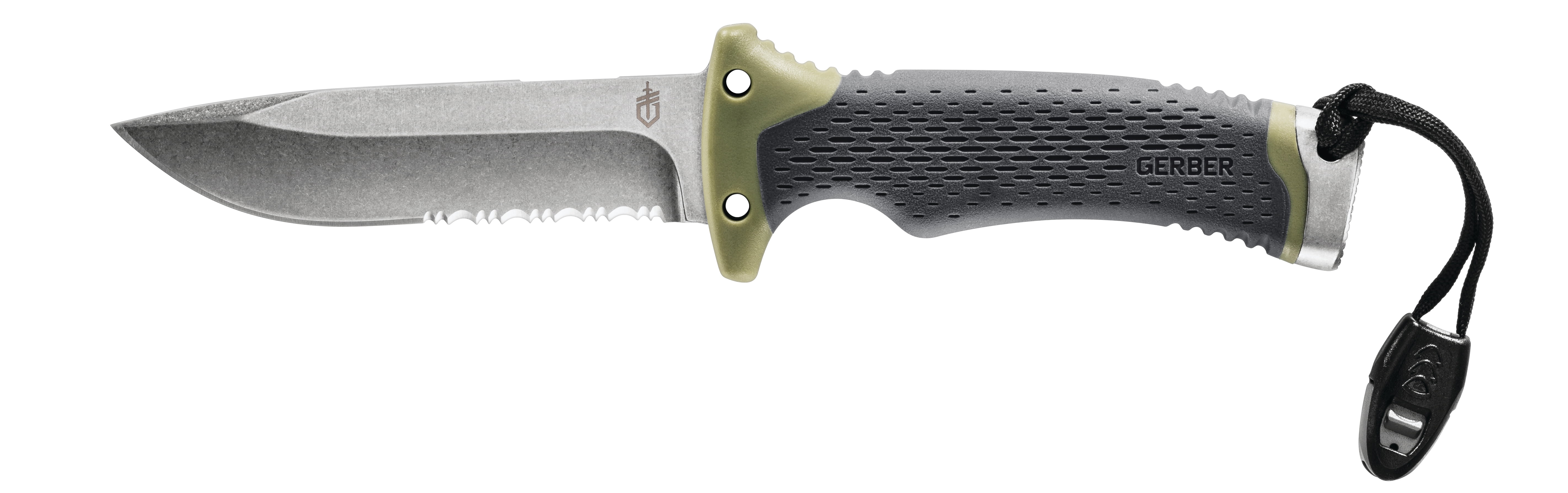 Gerber Ultimate Knife, 4.75" Fixed Blade with Fire Starter, Survival