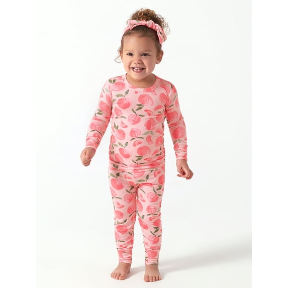 Gerber Unisex Baby Toddler Buttery Soft 2-Piece Snug Fit Pajamas with Viscose Made from Eucalyptus, Sizes 12M-4T