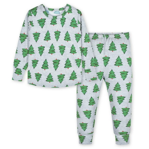 Gerber Unisex Baby Toddler Buttery Soft 2-Piece Snug Fit Pajamas with Viscose Made from Eucalyptus, Sizes 12M-5T