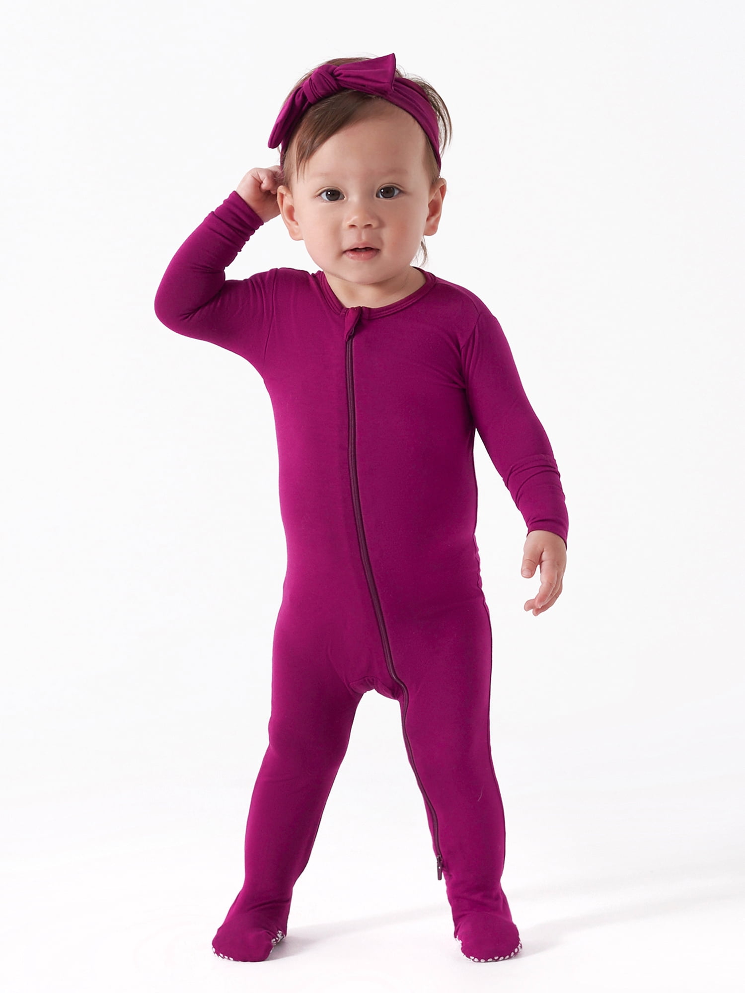 Gerber Unisex Baby Toddler Buttery Soft Footed Pajama 2Way Zipper with