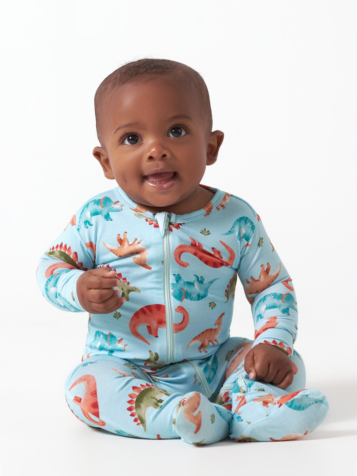 Gerber Unisex Baby Toddler Buttery Soft Footed Pajama 2 Way Zipper with Viscose Made from Eucalyptus Sizes 0 3M 4T
