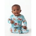 thumbnail image 1 of Gerber Unisex Baby Toddler Buttery Soft Footed Pajama 2-Way Zipper with Viscose Made from Eucalyptus, Sizes 0/3M - 4T, 1 of 15