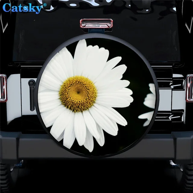 Gerbera Daisy spare tire covers Sunscreen Dustproof Corrosion Proof