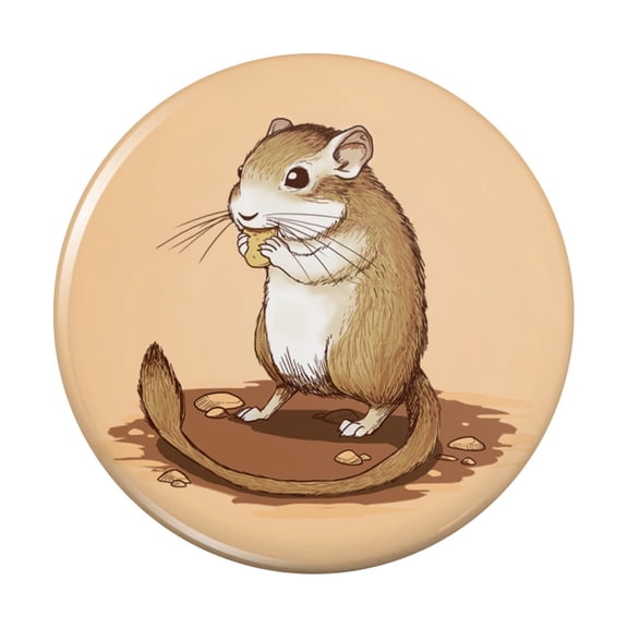 Gerbil Cute Rodent Pet Kitchen Refrigerator Locker Button Magnet