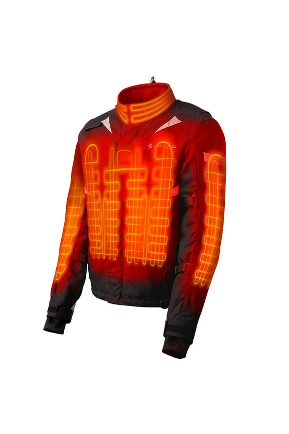 12V EX Pro Mens Heated Motorcycle Jacket Black MD