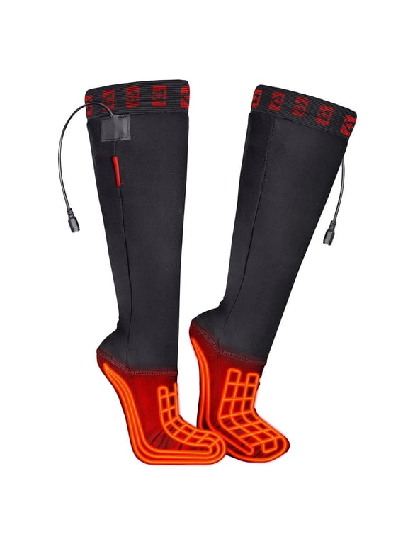 12V Heated Sock Liner (Large, Black/Red)