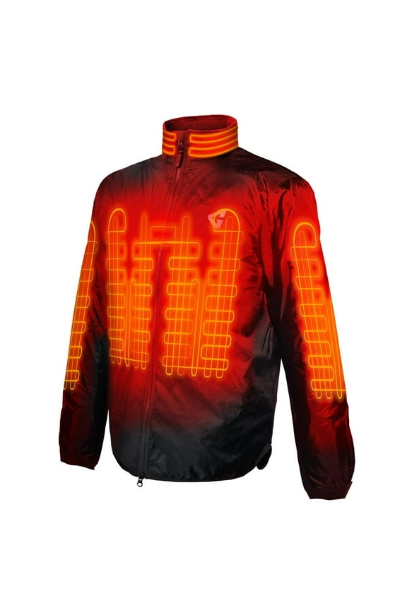 12V Mens Heated Motorcycle Jacket Liner Black XL Long