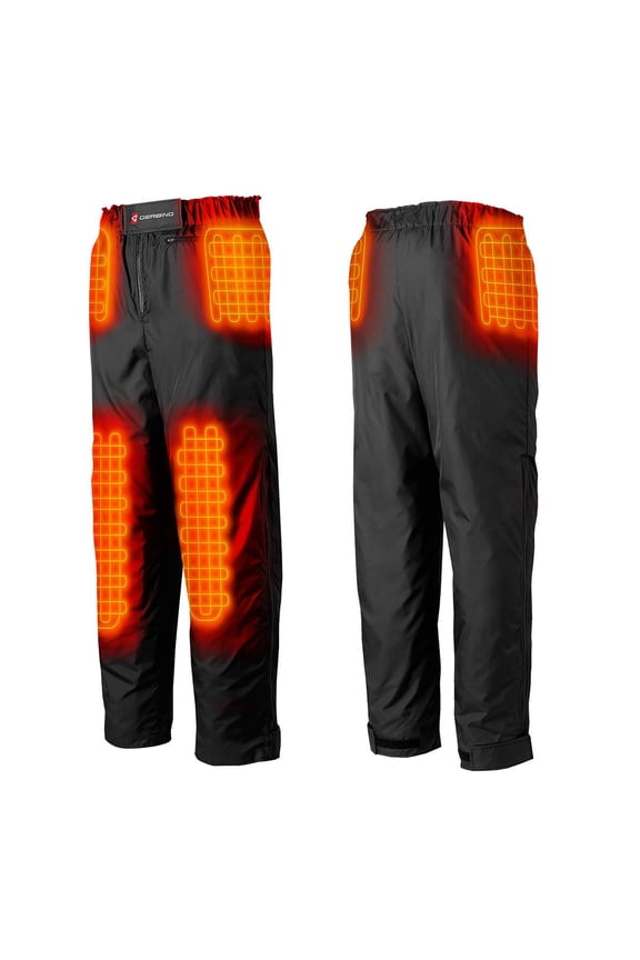12V Mens Heated Pants Liner Black XL