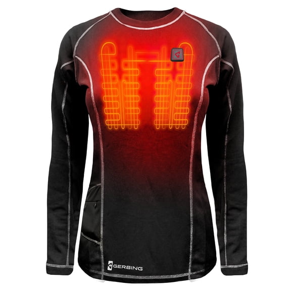 Gerbing 7V Base Layer - Black W/Accents - Women's - L