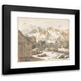 thumbnail image 1 of Gerbrand van den Eeckhout 23x20 Black Modern Framed Museum Art Print Titled - Landscape with Ruins (1650), 1 of 5