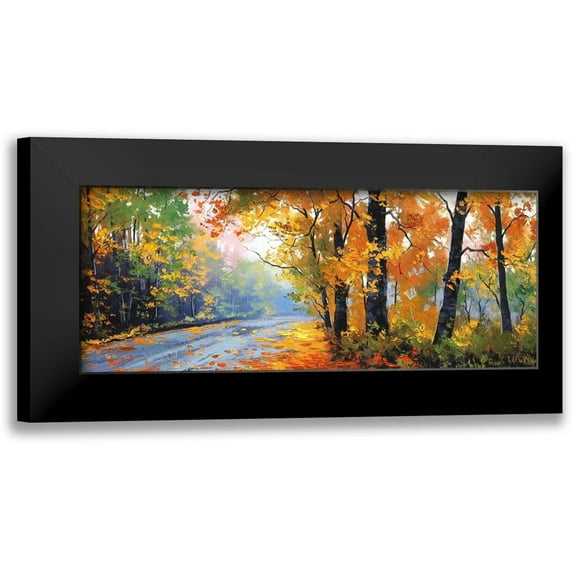 Gercken, Graham 18x10 Black Modern Framed Museum Art Print Titled - Autumn Backlight
