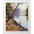 thumbnail image 1 of Gercken, Graham 26x32 White Modern Wood Framed Museum Art Print Titled - Tumut Oil Painting, 1 of 4