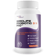 Gerdlife Probiotic 3 11 Pro - Our Best Probiotic Acid Reflux Relief Supplements - 11 Premium Probiotic Strains - Probiotic Support for Gut Health to Help Aid Natural Gerd Relief - Acid Reflux Pills