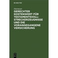 thumbnail image 1 of Gerechter Kostenwert FÃ¼r Testamentsvollstreckerzeugnisse Und Die Vorangegangene Versicherung, (Hardcover), 1 of 1