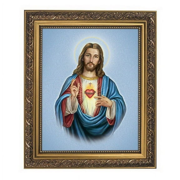 Gerffert 79-1025 Sacred Heart of Jesus Framed Print