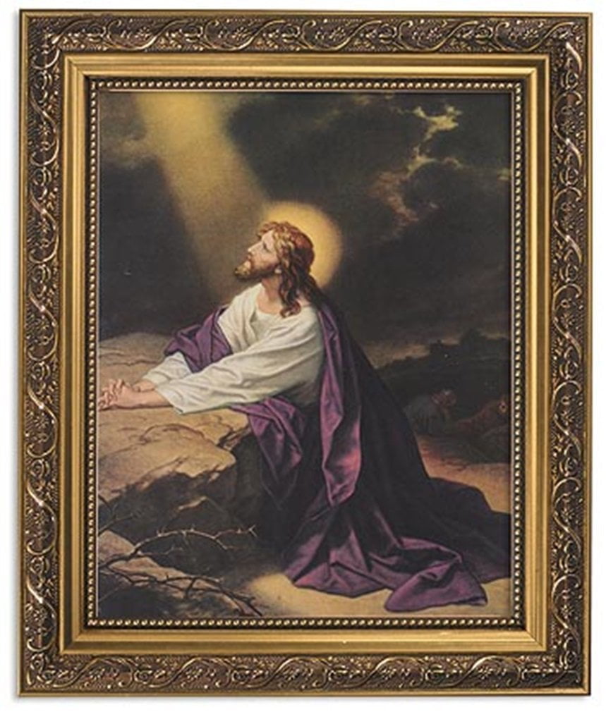 Inspirational Gold Framed Print with Protective Glass Insert