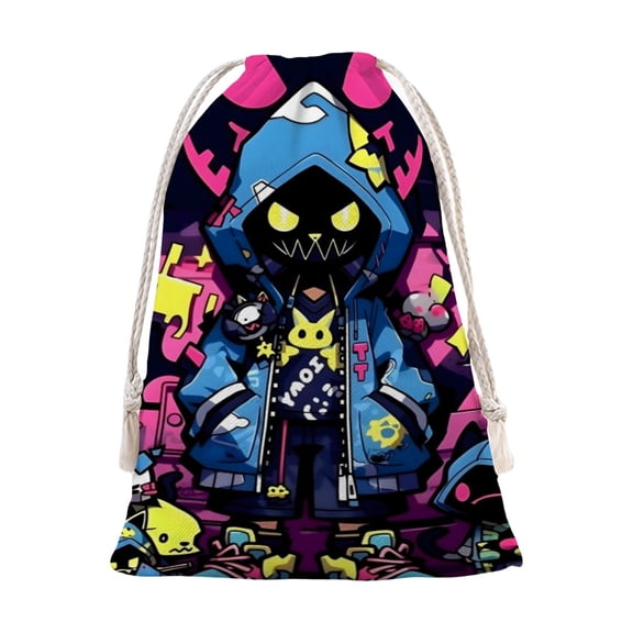 Gergar Pattern Christmas Bunch Pocket 13.8 * 17.7 in