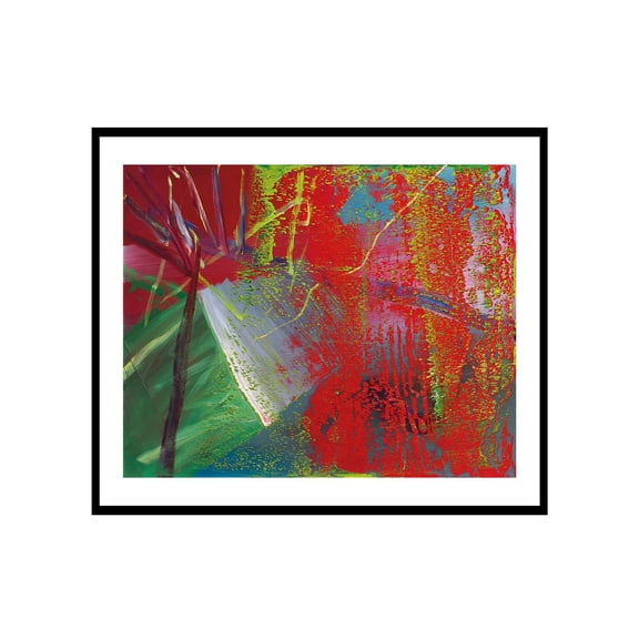 Gerhard Richter Abstraktes Bild Giclee German post-war art, Unframed Poster