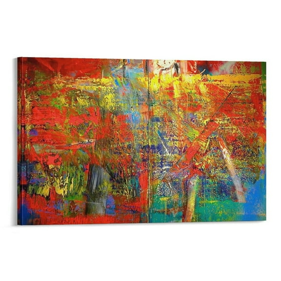 Gerhard Richter Painting Art Poster Home Decor Poster Wall Art Hanging Picture Print Bedroom Decorative Painting Posters Room Aesthetic 16x24inch(40x60cm)