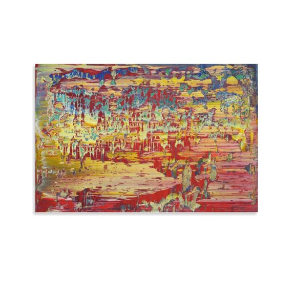 Gerhard Richter Painting Posters Artworks Canvas Poster Room Aesthetic Wall Art Prints Home Modern Decor Gifts 12x18inch(30x45cm)