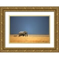 thumbnail image 1 of Gerhardus 32x23 Gold Ornate Wood Framed with Double Matting Museum Art Print Titled - Follow the Leader, Color, 1 of 5
