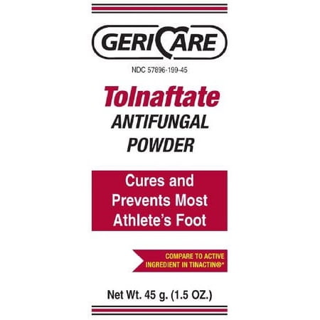 Geri-Care Antifungal 1% Strength Powder 1.5 oz. Individual Packet, QTNC-45-GCP - Case of 24