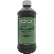 Geri-Care Iron Supplement, 220mg / 5mL, Liquid, 16 oz., 1 Count