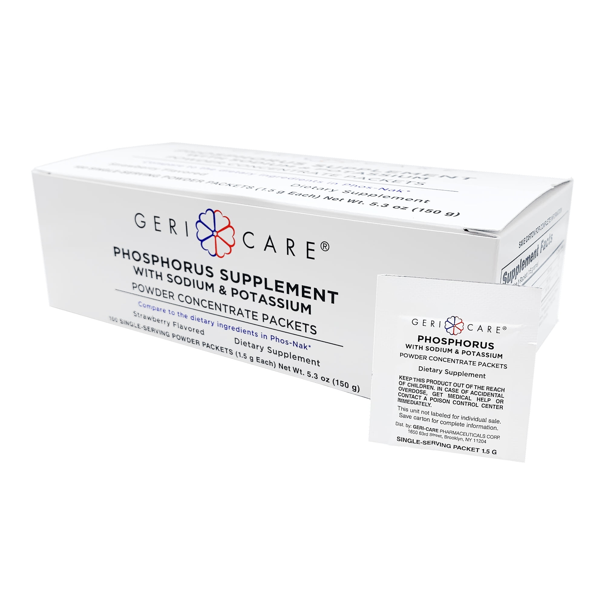GeriCare Phosphorus Supplement Powder with Sodium and Potassium