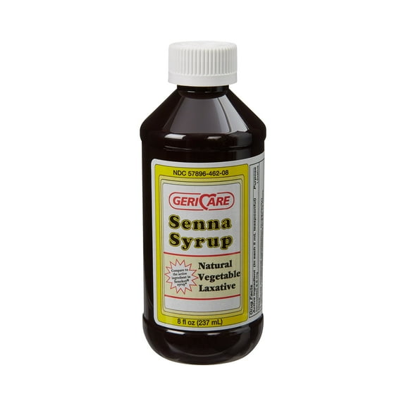 Geri-Care Senna Syrup Natural Vegetable Laxative, 8.8 mg Strength, 8 oz., 1 Count