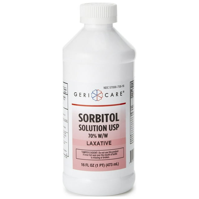 GeriCare Sorbitol Solution Liquid Laxative Constipation Relief
