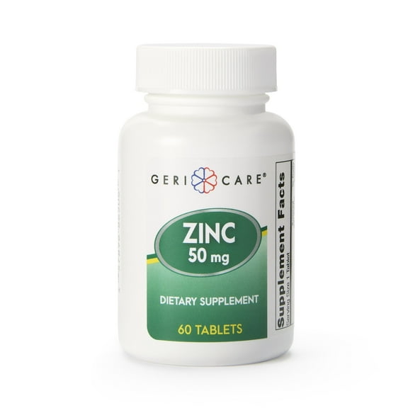 Geri Care Zinc Sulfate Mineral Dietary Supplement Tablets, 60 EA, 1 Pack