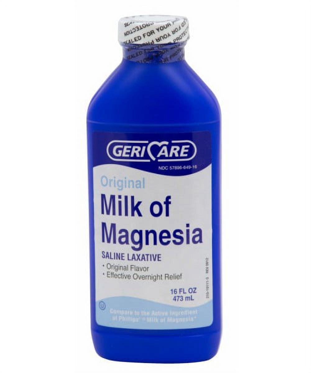 GeriCare Original Milk of Magnesia, Saline Laxative, 16oz