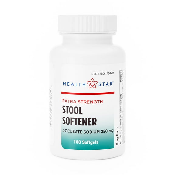 GeriCare Stool Softener One Bottle of 100 Capsules