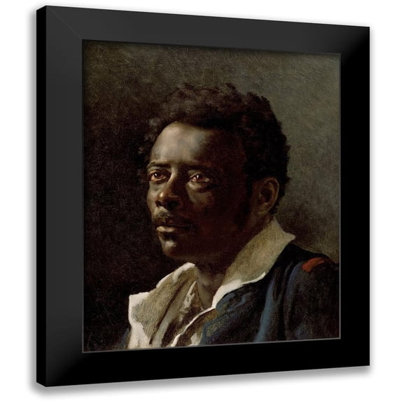 Gericault, Theodore 12x14 Black Modern Framed Museum Art Print Titled - Study of a Model