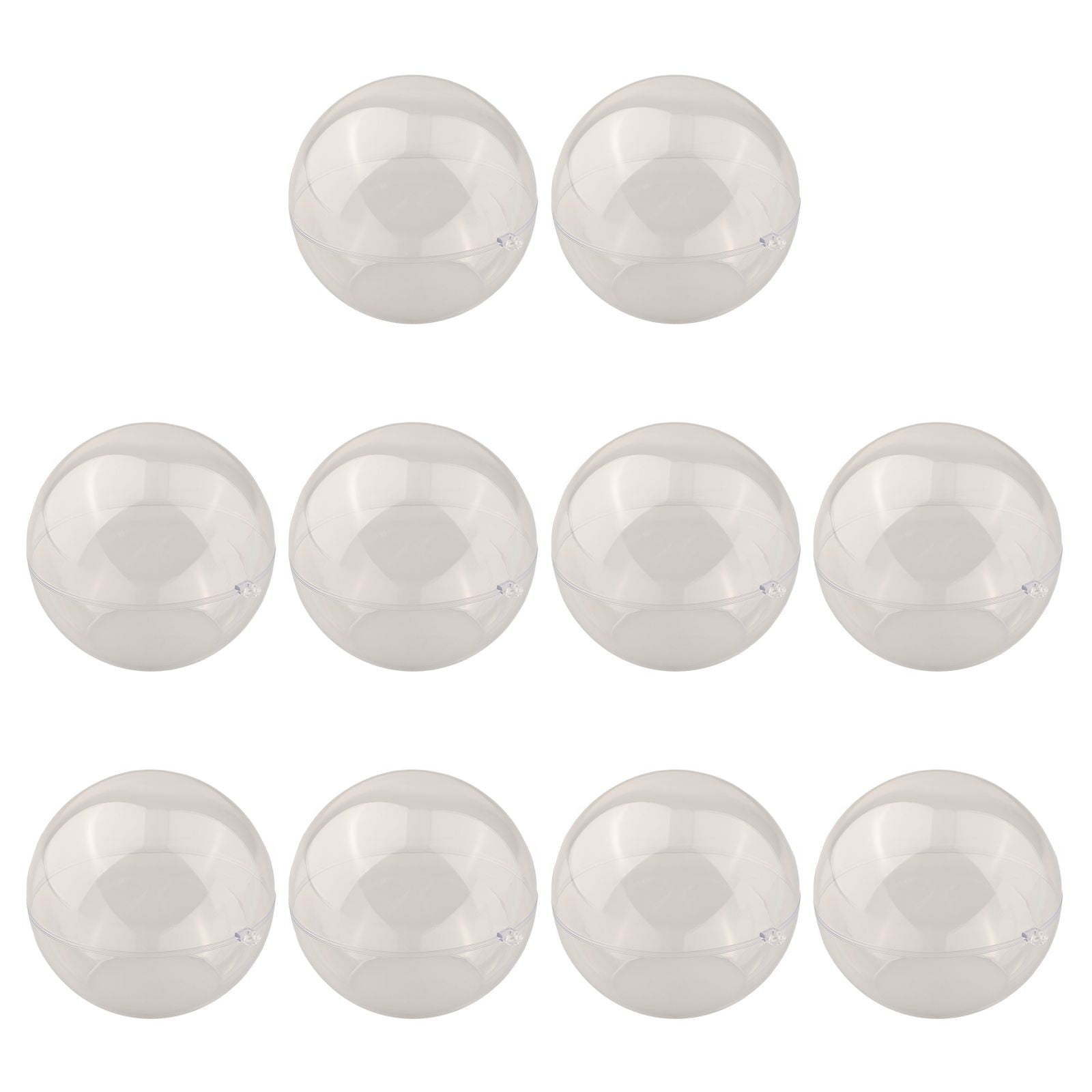 Gerich 10 Pcs 8/10/12cm Versatile Transparent Acrylic Open Balls for ...