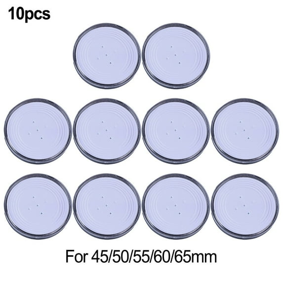Gerich 10 Pcs Coin Capsules 70mm Transparent Plastic Coin Holder Coin Collecting Box Case Capsule for Coin Collection