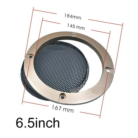 Gerich 2 3 4 5 6.5 8 10INCH Speaker Net Cover High-grade Car Home Mesh Enclosure Speakers Plastic Frame Metal Iron Wire Grilles